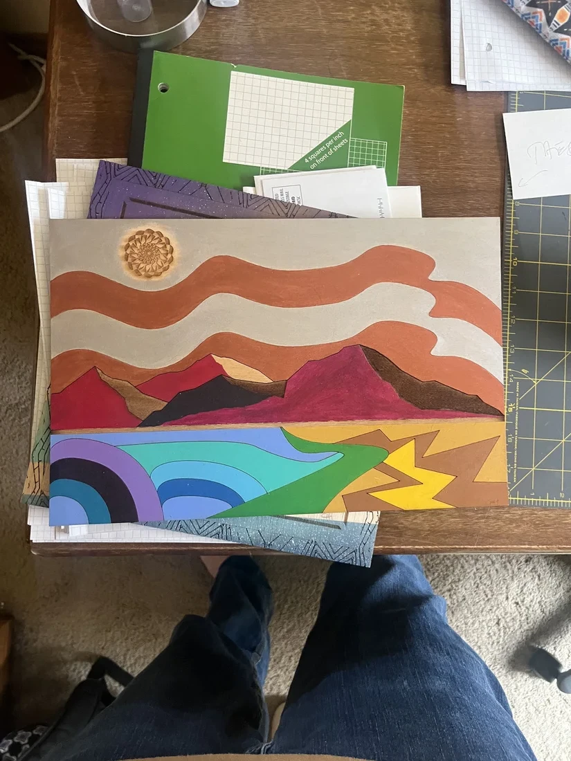 Range — original, painted by hand