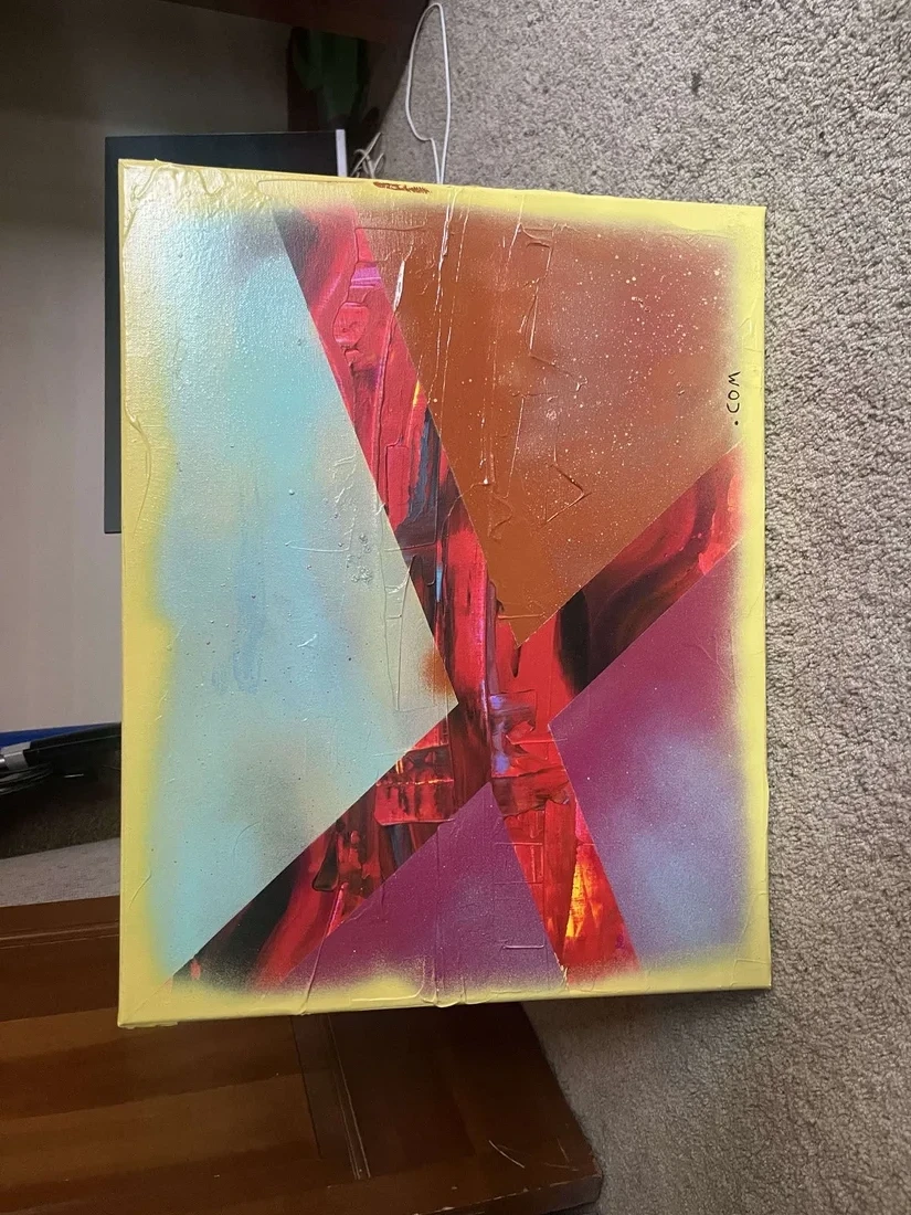 Vector — original, painted by hand